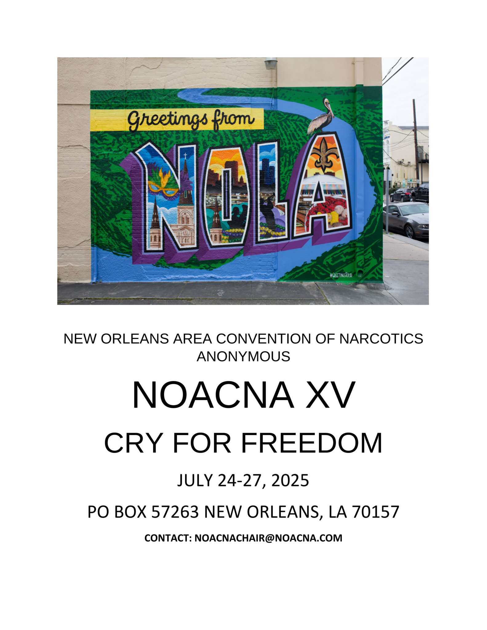 New Orleans Area Convention of Narcotics Anonymous Cry For Freedom